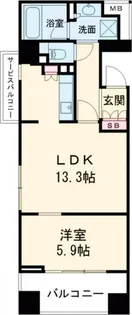 クリオ立川弐番館【2階】の間取り