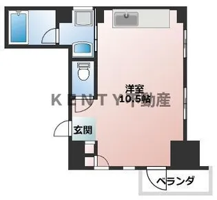 1Rの間取り画像