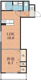 ヘーベル桜川・旭化成ヘーベルメゾンHEBEL HAUS【2階】の間取り