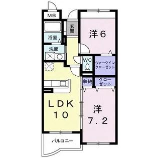 広島県東広島市三永3【マンション】の間取り