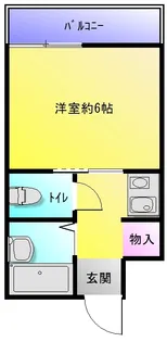 アンジュYAO【1階】の間取り