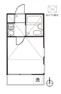 コーポマリーナ尾山台【2階】の間取り