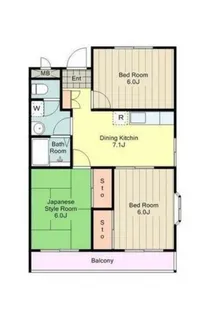 サンヴィラ【2階】の間取り