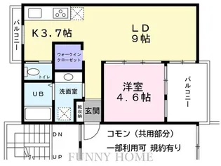 東京都世田谷区宮坂1【アパート】の間取り