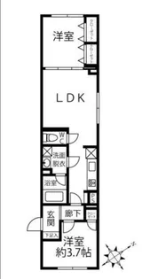 クリオ ラモード水天宮前【2階】の間取り
