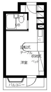 インペリアル南麻布サテライト【3階】の間取り