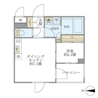 La Perla Nakano【3階】の間取り