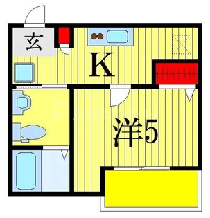 千葉県船橋市本町6【アパート】の間取り