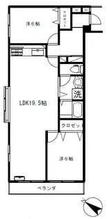 クレール久米川【3階】の間取り