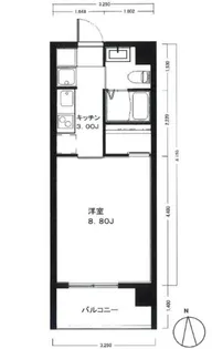東京都世田谷区松原6【マンション】の間取り
