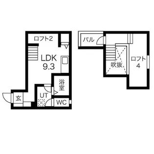 1Rの間取り画像