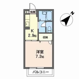 ハイネス山の寺【2階】の間取り