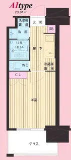 福岡県福岡市中央区高砂1【マンション】の間取り