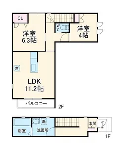 春待坂terrace【2階】の間取り