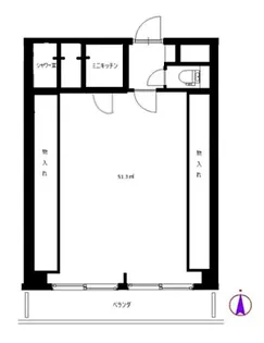 ハイホーム本陣【1階】の間取り