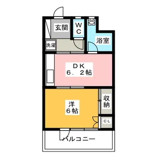 いずみマンション【4階】の間取り
