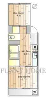 東京都目黒区中町2【マンション】の間取り