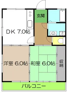 シャトーヨシムラ【2階】の間取り
