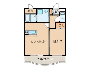 シャルル大宗【2階】の間取り