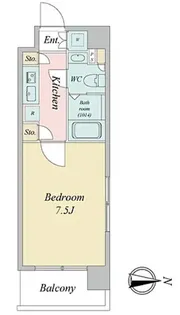 東京都江東区平野3【マンション】の間取り