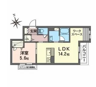 大阪府大阪市東淀川区淡路1【マンション】の間取り