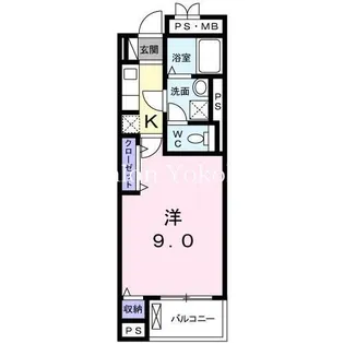 コート・ルージュ片倉【4階】の間取り