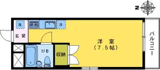 パル中川(女性限定)【2階】の間取り