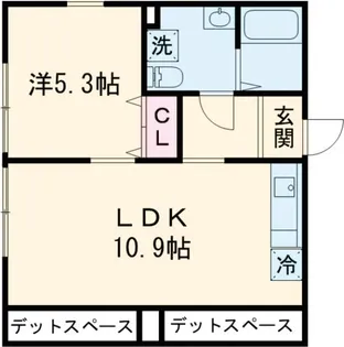 LiveFlat中野鷺宮【5階】の間取り