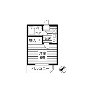 ハイツシオン【1階】の間取り