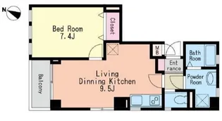 メゾン・ド・セリュリエ【2階】の間取り