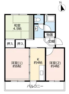 URひよどり台【2階】の間取り