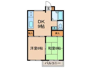 カサ・デ・センテレオ【2階】の間取り