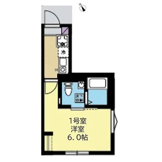 ビブロポート溝の口【1階】の間取り