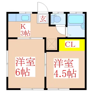 エスペランサ III【1階】の間取り