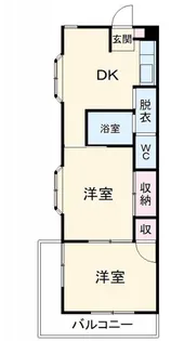 洋光台コープ今井【2階】の間取り
