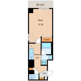 サンピアット東大島【6階】の間取り