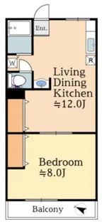 千人町スカイマンション【3階】の間取り