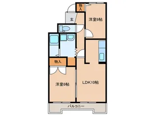 PCM WAUWAU 99【3階】の間取り