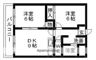 wing城山【3階】の間取り