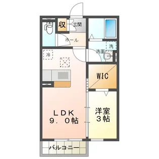 プランドールI A【2階】の間取り