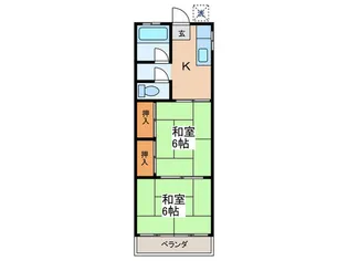 ダイワハイツ【2階】の間取り