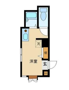 シャルム北新宿【1階】の間取り