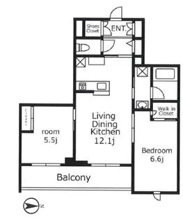 シャーメゾンゆめが丘弐番館【2階】の間取り