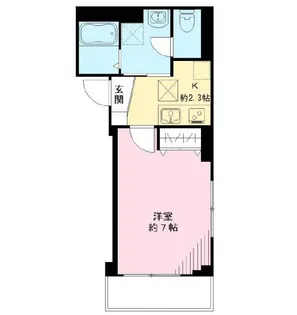 東京都大田区大森北6【マンション】の間取り