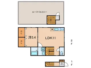 ルミエール秀II【2階】の間取り