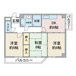 愛知県名古屋市名東区文教台1【マンション】の間取り