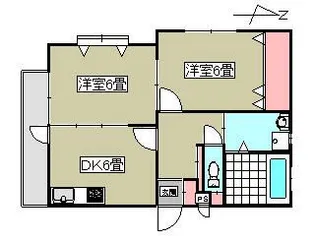 ソレイユ白山【3階】の間取り