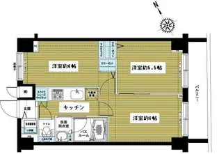 東京都中央区日本橋兜町【マンション】の間取り