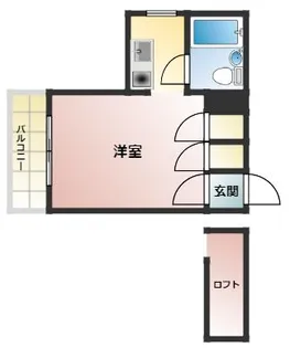 PLEAST都府楼前【3階】の間取り