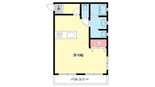 大阪府豊中市小曽根2【マンション】の間取り